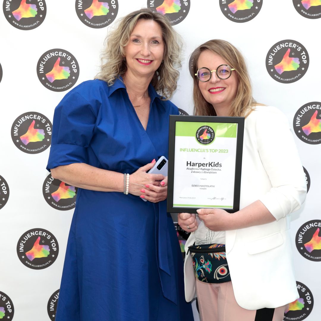 HK/Książki dźwiękowe HarperKids z nagrodą Influencer’s Top 2023