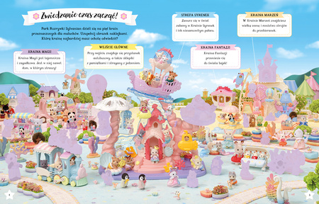 Sylvanian Families. Dzień w Parku Rozrywki Sylvanian. Książka z naklejkami