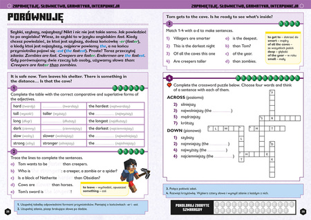Minecraft. Język angielski. Megazadania 7+