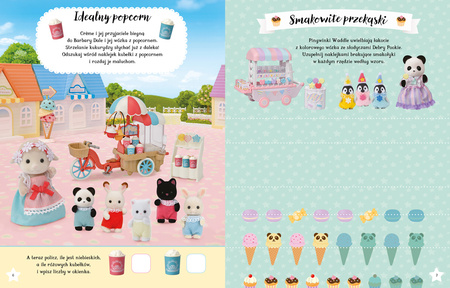 Sylvanian Families. Dzień w Parku Rozrywki Sylvanian. Książka z naklejkami