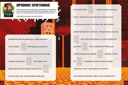 Minecraft. Księga Netheru i Kresu z naklejkami