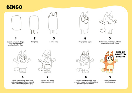 Bluey. Jak narysować