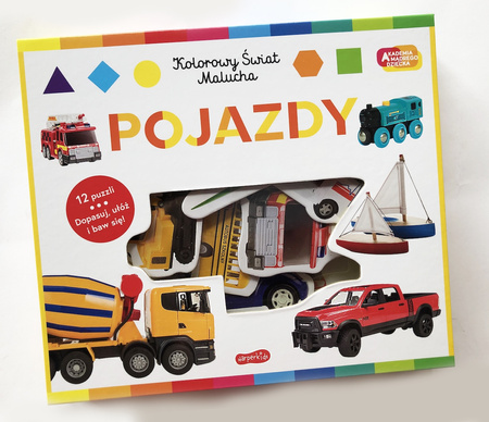 Pojazdy. Akademia mądrego dziecka. Kolorowy świat malucha
