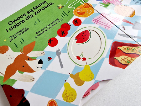 Owoce. Akademia Mądrego Dziecka. Moja książeczka z okienkami