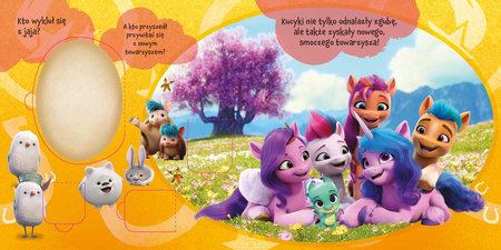 Gdzie jest jajo? My Little Pony. Nowe pokolenie. Książka z otwieranymi okienkami