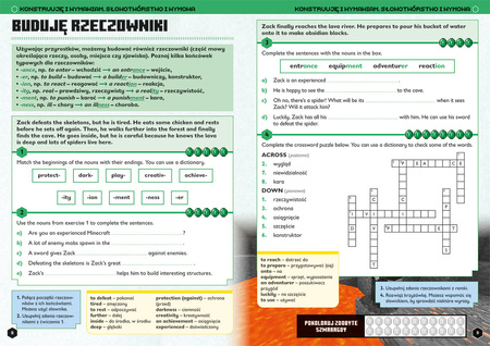 Minecraft. Język angielski. Megazadania 11+