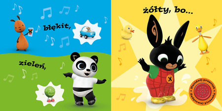 Bing. Tęczowa piosenka. Książka z muzyką