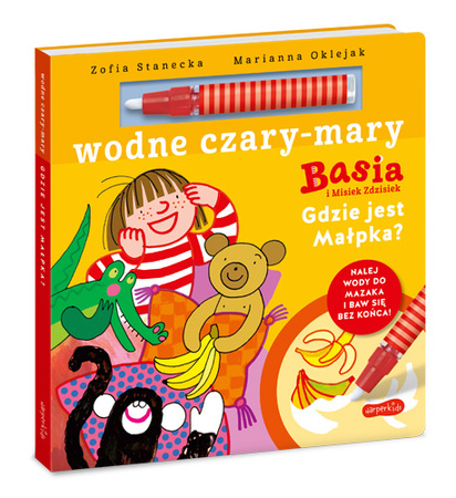 Basia i Misiek Zdzisiek. Gdzie jest Małpka? Wodne czary-mary