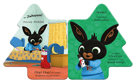 Świąteczne życzenie Binga. Bing. Książeczki kartonowe