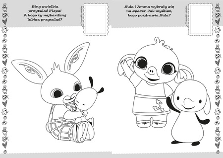 Bing. Koloruj i naklejaj 2