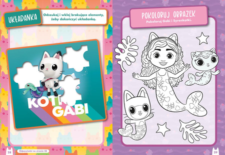 Koci Domek Gabi. 1000 naklejek