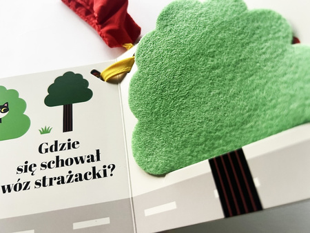 Gdzie się schował wóz strażacki? Akademia mądrego dziecka. Zabawa w chowanego