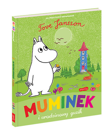 Muminek i urodzinowy guzik