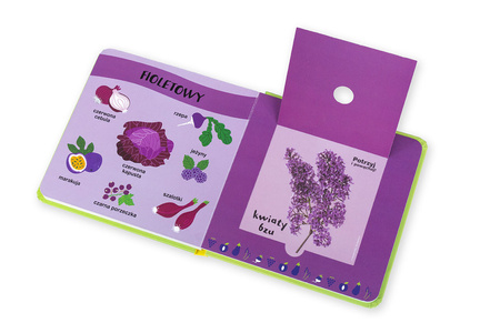 Na targu. Akademia mądrego dziecka. Moja pachnąca książeczka z kolorami