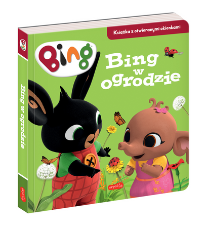 Bing w ogrodzie. Książka z otwieranymi okienkami