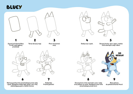 Bluey. Jak narysować