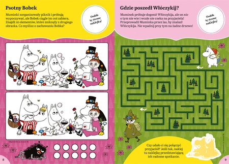 Muminki. 100 naklejek