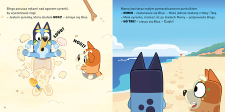 Bluey. Plaża. Moja czytanka