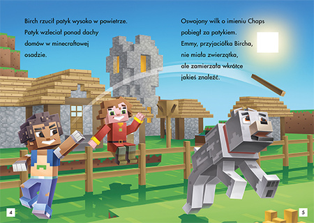 Moby w świecie podstawowym. Minecraft. Tryb czytania