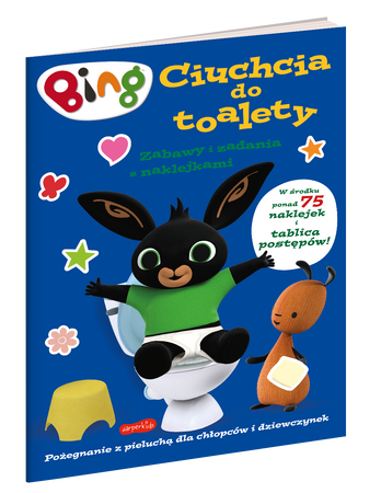 Bing. Ciuchcia do toalety. Zabawy i zadania z naklejkami