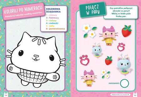 Koci Domek Gabi. 1000 naklejek