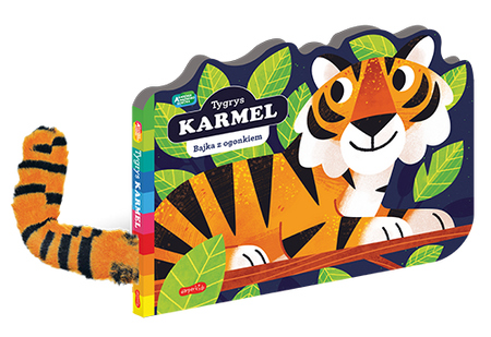 Tygrys Karmel. Akademia Mądrego Dziecka. Bajka z ogonkiem