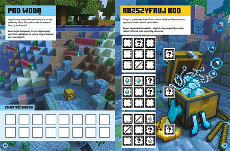 Minecraft. Naklejkowa przygoda. Moby atakują