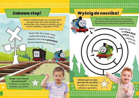 Gwiazda nocnika! Tomek i przyjaciele. Zadania z naklejkami