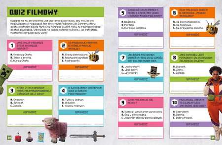 Minecraft. Film. Książka z zadaniami. Naklejki, plakaty i łamigłówki