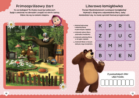 Masza i Niedźwiedź. Zeszyt zadań