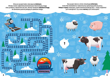 Tomek i przyjaciele. Zimowy zeszyt zadań z naklejkami