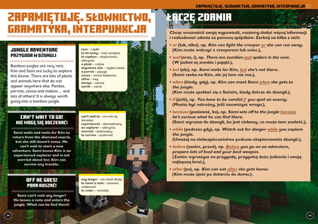 Minecraft. Język angielski. Megazadania 9+