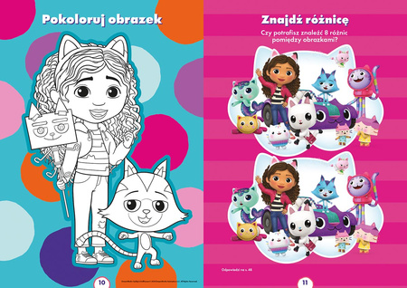 Koci Domek Gabi. Kociastyczne łamigłówki. Wielki zeszyt zadań