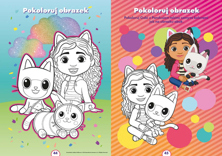 Koci Domek Gabi. Kociastyczne łamigłówki. Wielki zeszyt zadań