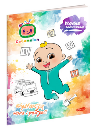 Cocomelon. Wodne kolorowanie