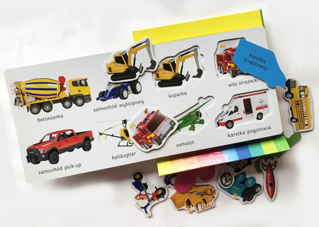 Pojazdy. Akademia mądrego dziecka. Kolorowy świat malucha