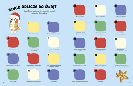 Bluey. Hura, idą święta! Zabawy i zadania z naklejkami