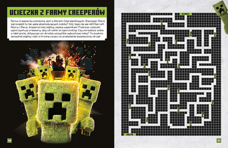 Minecraft. Film. Książka z zadaniami. Naklejki, plakaty i łamigłówki