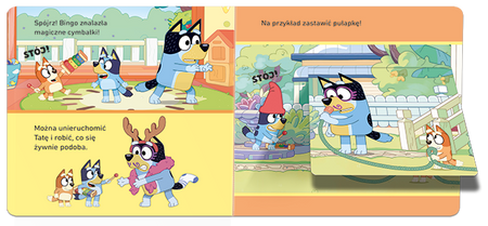 Bluey. W co się pobawimy? Książka z okienkami