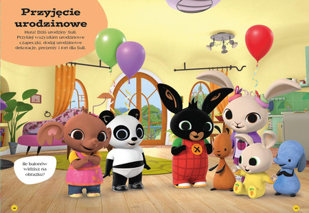 Bing. Przebieranki! Zabawy i zadania z naklejkami