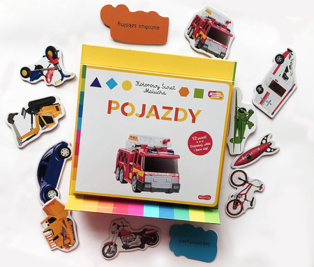 Pojazdy. Akademia mądrego dziecka. Kolorowy świat malucha