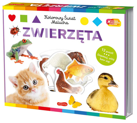 Zwierzęta. Akademia mądrego dziecka. Kolorowy świat malucha