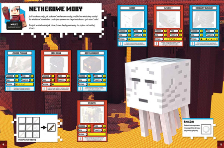 Minecraft. Księga Netheru i Kresu z naklejkami