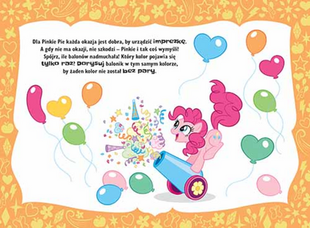 My Little Pony. Podano do stołu. Podkładki pod talerz z zadaniami