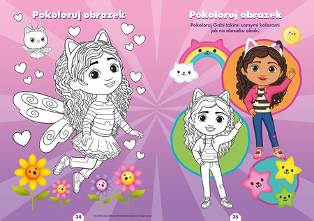 Koci Domek Gabi. Kociastyczne łamigłówki. Wielki zeszyt zadań