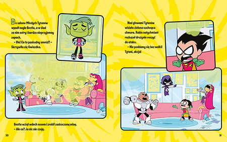 Młodzi Tytani Akcja! Bajki 5 minut przed snem.