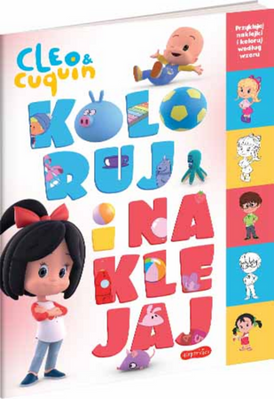 Cleo i Cuquin. Koloruj i naklejaj