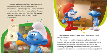 Sensacyjny temat. Smerfy. Moja czytanka. Nowe przygody