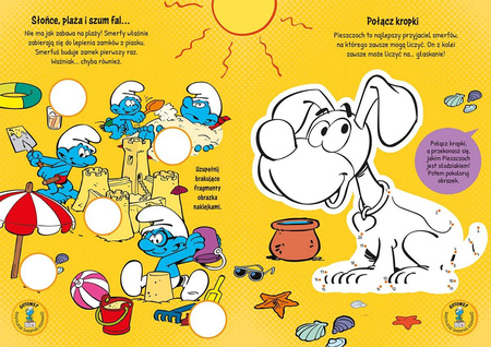 Smerfy. Moje pierwsze zadania do wyklejania