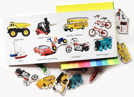 Pojazdy. Akademia mądrego dziecka. Kolorowy świat malucha